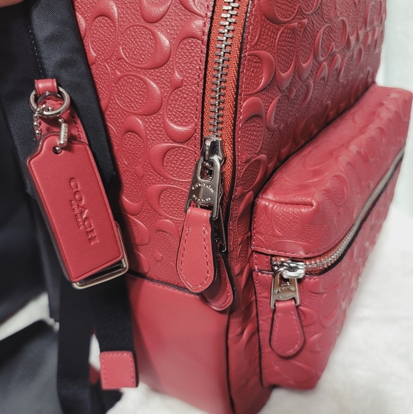 Coach Designer Backpack Signature Leather Bag - Picture 6 of 14